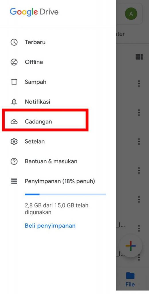 Cara Melihat Cadangan Chat WhatsApp di Google Drive Backup