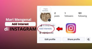 add interest instagram