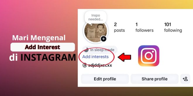 add interest instagram