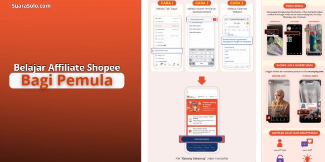 SShopee Affiliate program khusus pemula